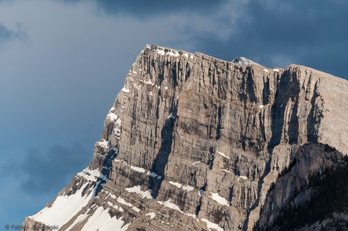 One of the mountains seen from Banff town.