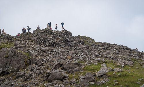 The summit marker on Cadair Idris.